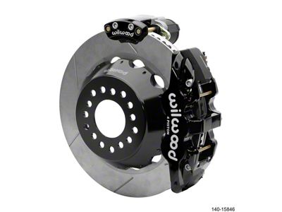 Wilwood Narrow Superlite 4R Rear P-Brk Kit AERO4 14.00in Rotor - 140-15846