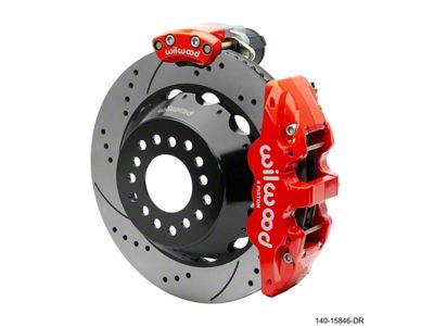 Wilwood Narrow Superlite 4R Rear P-Brk Kit AERO4 14in Rotor - 140-15846-DR
