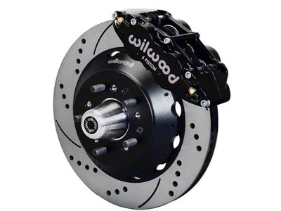 Wilwood Narrow Superlite 6R Dust-Seal Front Hub Kit 14.00in Drilled - 140-15407-D