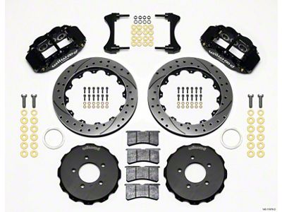 Wilwood Narrow Superlite 6R Front Hat Kit 12.88in Drilled 2006-Up - 140-11978-D