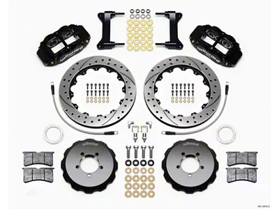 Wilwood Narrow Superlite 6R Front Hat Kit 12.88in Drilled 2012-Up - 140-12870-D