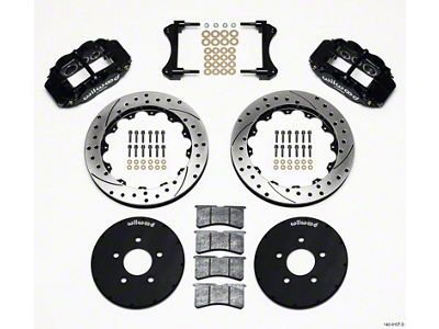 Wilwood Narrow Superlite 6R Front Hat Kit 12.88in Drilled 1994-2004 - 140-9107-D