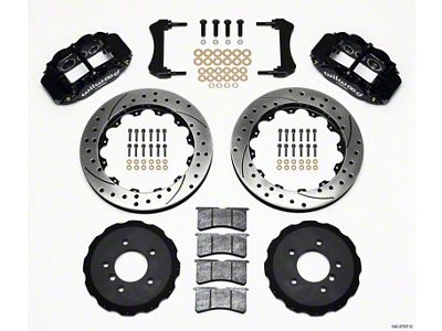Wilwood Narrow Superlite 6R Front Hat Kit 13.06in Drilled E36 - 140-8797-D