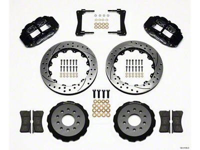 Wilwood Narrow Superlite 6R Front Hat Kit 13.06in Drilled 2005-2014 - 140-9109-D