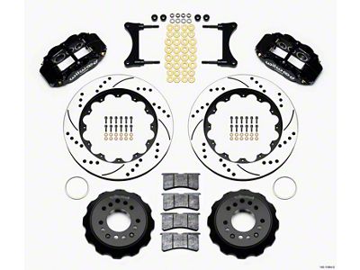 Wilwood Narrow Superlite 6R Front Hat Kit 14.00in Drilled 93-96 - 140-11964-D
