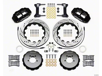 Wilwood Narrow Superlite 6R Front Hat Kit 14.00in Drilled 1999-2012 - 140-12875-D