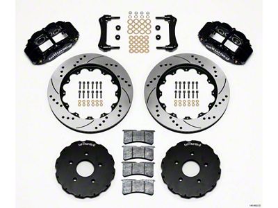 Wilwood Narrow Superlite 6R Front Hat Kit 14.00in Drilled 2005-up - 140-8922-D