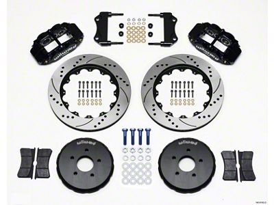 Wilwood Narrow Superlite 6R Front Hat Kit 14.00in Drilled - 140-9192-D