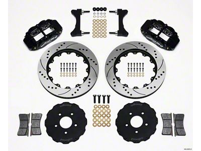 Wilwood Narrow Superlite 6R Front Hat Kit 14.00in Drilled - 140-9285-D