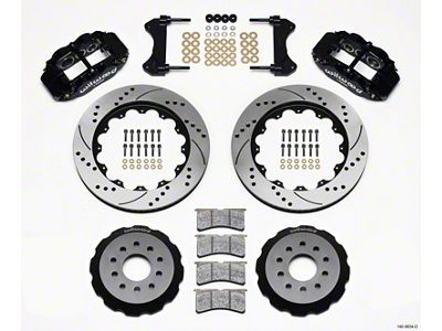 Wilwood Narrow Superlite 6R Front Hat Kit 14.00in Drilled 98-02 - 140-9834-D