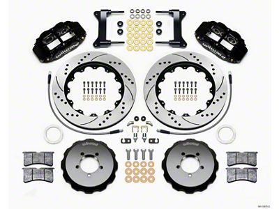 Wilwood Narrow Superlite 6R Front Hat Kit 14.00in Drilled 1999-2012 - 140-12875-D