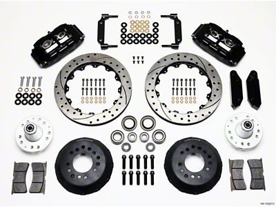 Wilwood Narrow Superlite 6R Front Hub Kit 12.88in Drilled 1970-1973 - 140-10220-D