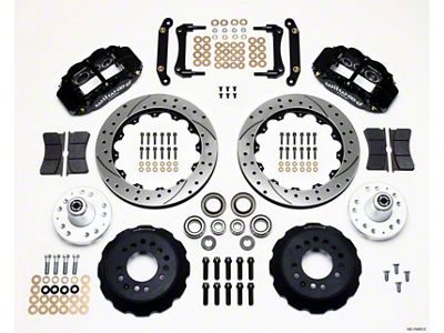 Wilwood Narrow Superlite 6R Front Hub Kit 12.88in Drilled 79-81 - 140-10492-D