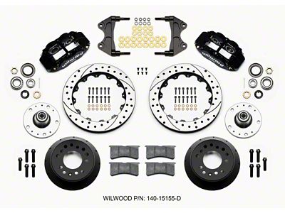 Wilwood Narrow Superlite 6R Front Hub Kit 12.88in Drilled - 140-15155-D