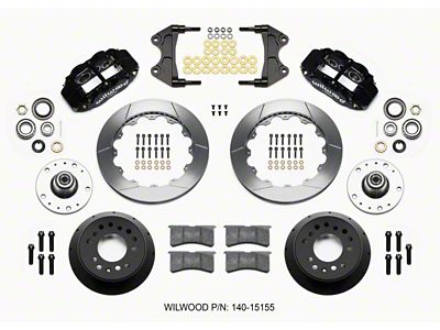Wilwood Narrow Superlite 6R Front Hub Kit 12.88in WWE ProSpindle - 140-15155