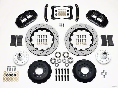 Wilwood Narrow Superlite 6R Front Hub Kit 14.00in Drilled 79-81 - 140-10493-D