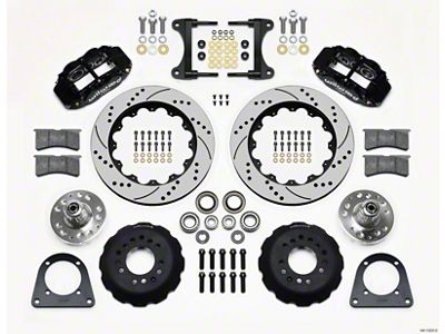 Wilwood Narrow Superlite 6R Front Hub Kit 14.00in Drilled TCI-IFS - 140-13225-D