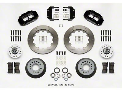 Wilwood Narrow Superlite 6R Front Hub Kit 14.00in Magnum Force - 140-14277