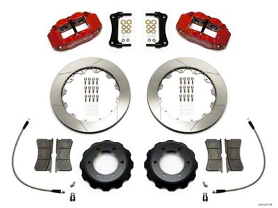 Wilwood Narrow Superlite Red 6R Front Kit 12.88in Slotted Rotor - 140-14577-R