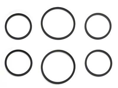 Wilwood O-Ring Kit - 1.62/1.25/1.25 Square Seal - 6 pk. - 130-5660