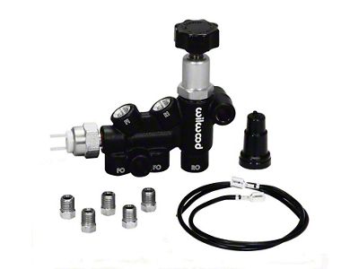 Wilwood Proportioning Valve - Knob Adjust 3/8-24 IF Combo w/ - 260-11179