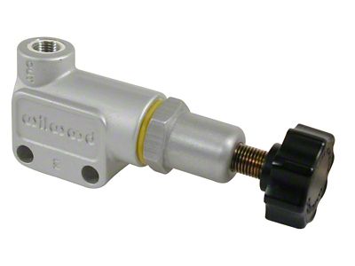 Wilwood Proportioning Valve - Knob Adjust 3/8-24 IF Inlet & - 260-10922