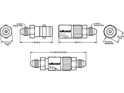 Wilwood Quick Disconnect Kit -3 AN - 260-16771
