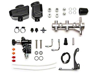 Wilwood Remote Tandem M/C Kit w/Brkt and Valve - 1.12in - 261-16963-P