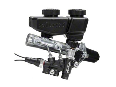 Wilwood Remote Tandem M/C Kit w/Brkt and Valve - 1in - 261-16962-BK