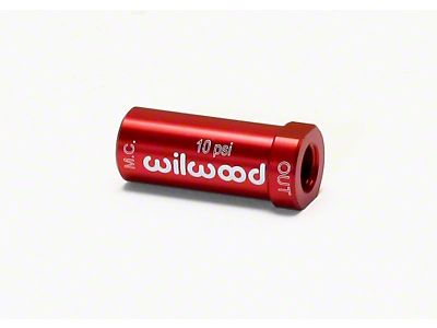 Wilwood Residual Pressure Valve - New Style 10 / Red - 260-13707