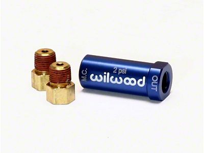 Wilwood Residual Pressure Valve - New Style w/ Fittings - 260-13783
