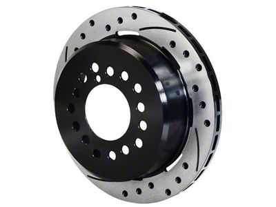 Wilwood Rotor-2.32in Offset-SRP-BLK-Drill-LH 11.00 x .810 - 5 Lug - 160-11377-BK