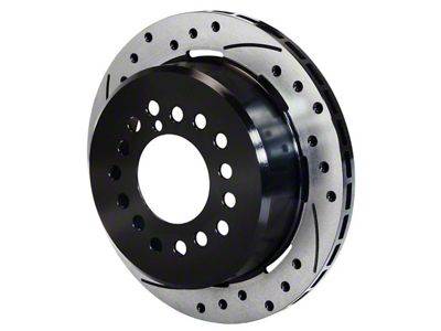Wilwood Rotor-2.32in Offset-SRP-BLK-Drill-RH 11.00 x .810 - 5 Lug - 160-11376-BK