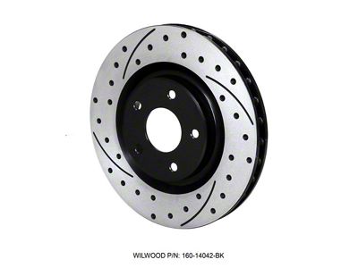Wilwood Rotor-Front-SRP-C5/C6 Vette R/H-BLK 12.80 x 1.25 - 5 x - 160-14042-BK
