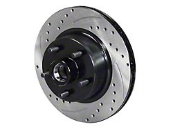 Wilwood Rotor Front SRP Drilled & Slotted Black - 65-69 - 160-14323-BK