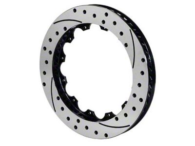 Wilwood Rotor-SRP48 SPC-37-LH-BLK-Drill 12.88 x 1.10 - 12 on 8.75in - 160-13544-BK