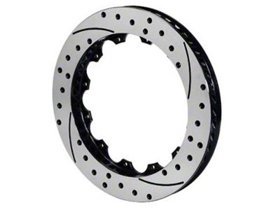 Wilwood Rotor-SRP48 SPC-37-RH-BLK-Drill 12.88 x 1.10 - 12 on 8.75in - 160-13543-BK