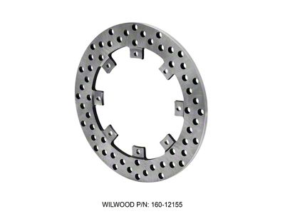 Wilwood Rotor-SuperAlloy-Rear Drag-Drilled 11.44 x .350 - 8 on 7.00in - 160-12155