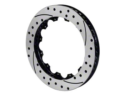 Wilwood Rotor-SV-SRP 72 Iron-LH-BLK-Drill 14.00 x 1.25 - 12 on - 160-8397-BK