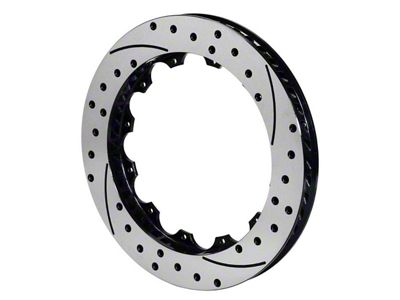 Wilwood Rotor-SV-SRP 72 Iron-LH-Drill-BLK 14.25 x 1.25 - 12 on - 160-11314-BK