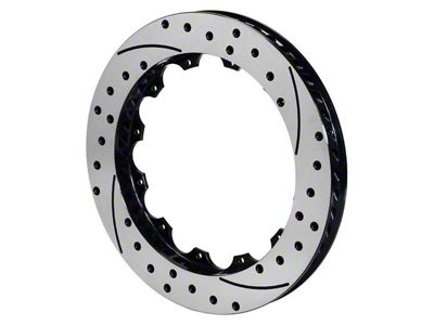 Wilwood Rotor-SV-SRP 72 Iron-LH-Drill-BLK 14.25 x 1.25 - 12 on - 160-9763-BK
