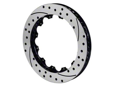 Wilwood Rotor-SV-SRP 72 Iron-RH-Drill-BLK 14.25 x 1.25 - 12 on - 160-11313-BK