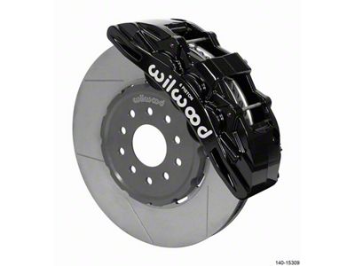 Wilwood SX6R Front Brake Kit 14in GT Slotted Black 05-13 - 140-15309
