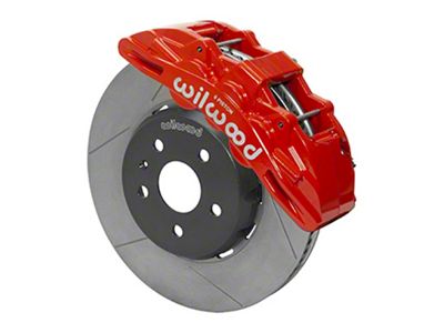 Wilwood SX6R Front Brake Kit 14in SRP Slotted Red 16-19 - 140-15438-R