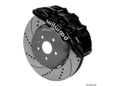 Wilwood SX6R Front Brake Kit 15in Lug Drive Drilled Rotor - 140-15441-D