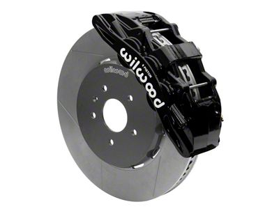 Wilwood SX6R Front Brake Kit 15in Slotted Black w/ Lines - 140-15743