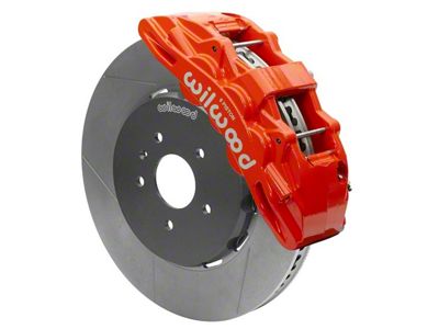 Wilwood SX6R Front Brake Kit 15in Slotted Red w/ Lines - 140-15743-R
