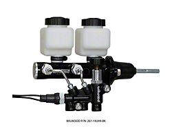 Wilwood Tandem Remote M/C Kit w L/H Brkt & Prop - 261-14249-BK