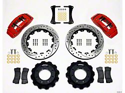 Wilwood TC6R Front Kit 16.00in Drilled Red (1999-2014 GM Truck/SUV)