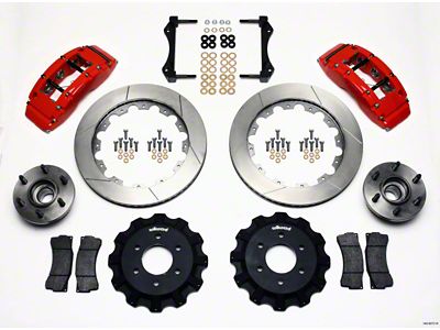 Wilwood TC6R Front Kit 16.00in Red 2004-2008 F150 - 140-9072-R